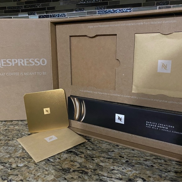 Nespresso Gold and Black Coffee & Tea Accessories - Picture 1 of 2